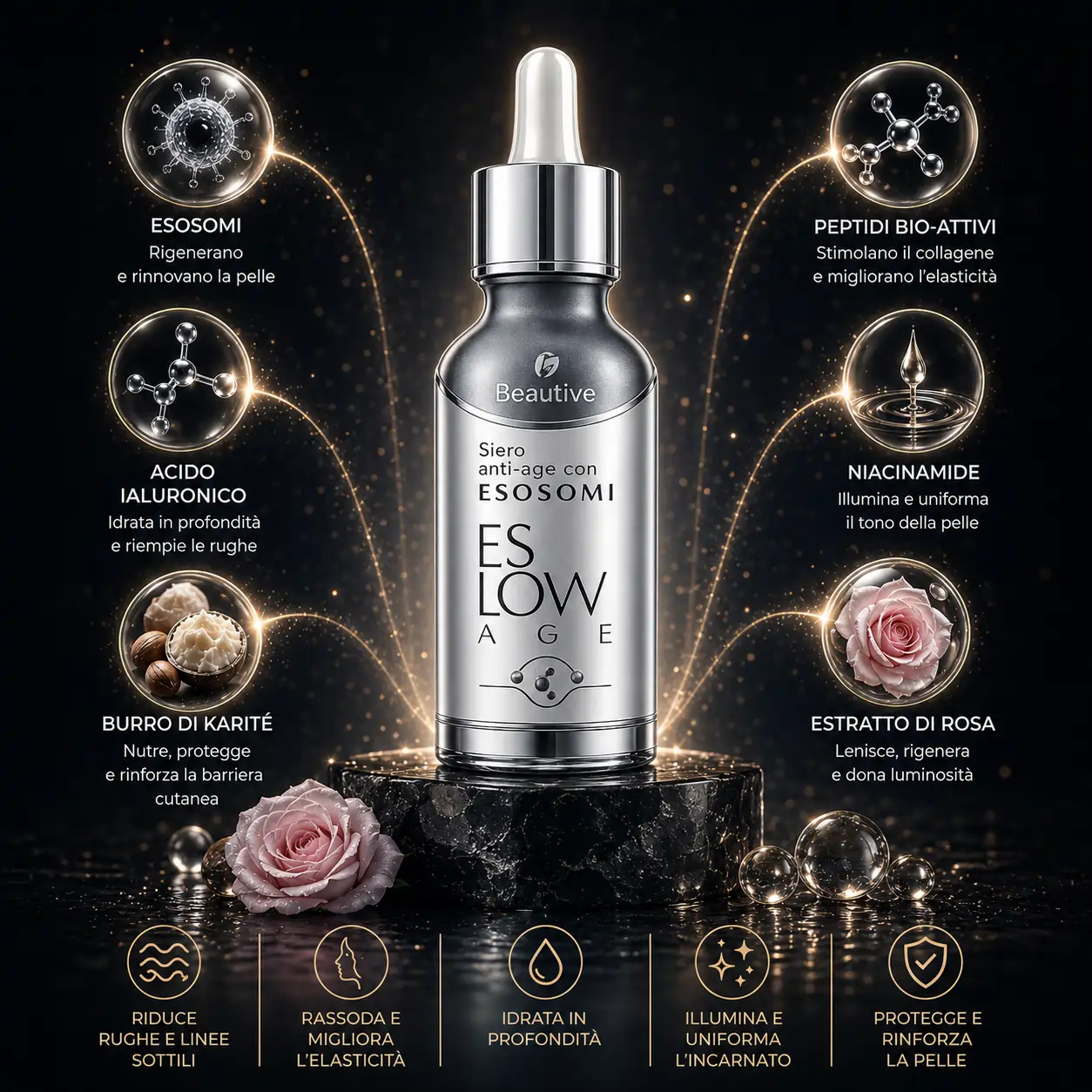 Skin Lifter™ — crema lifting naturale con Acido Ialuronico e Burro di Karité